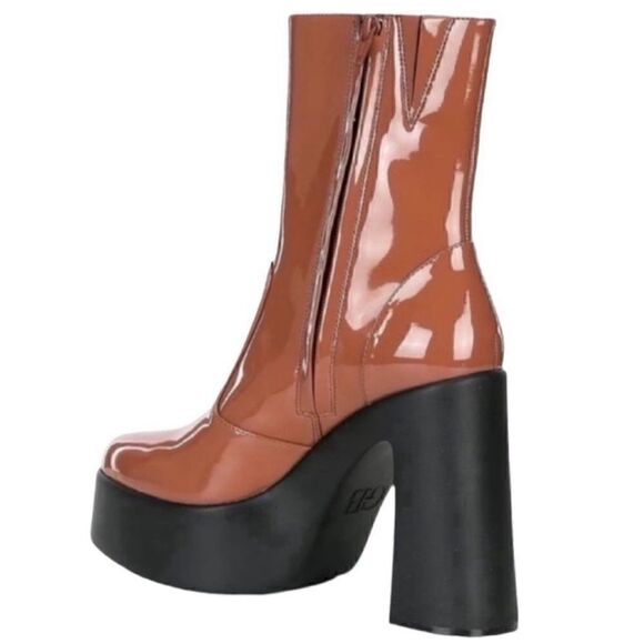 Gianni Bini Mid-ankle Brown Boots(Size 9.5) - Picture 3 of 7